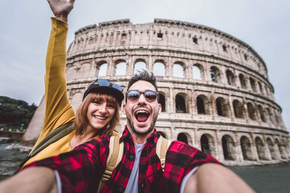Turisti amano l'Italia